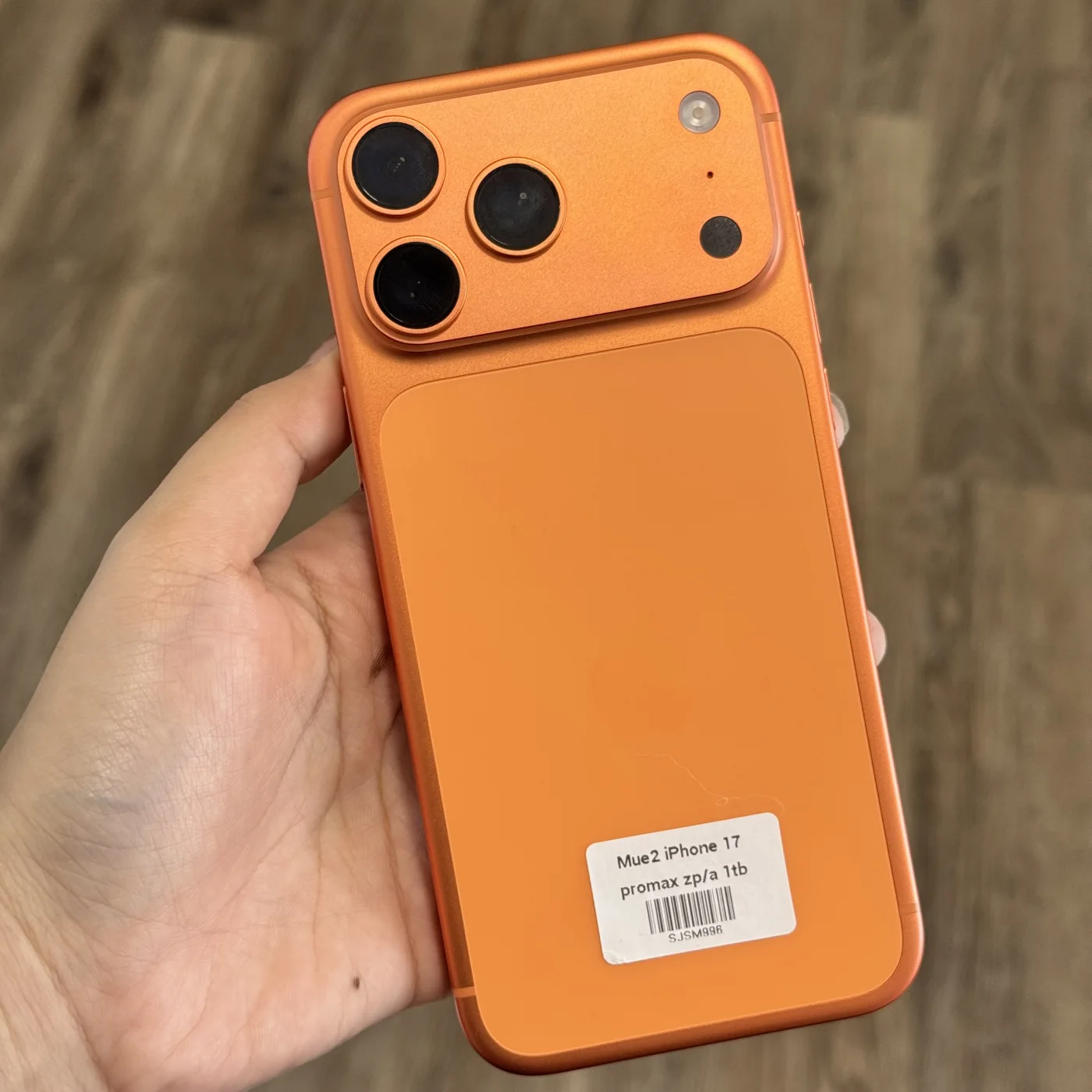 iPhone 17 promax zp/a 1tb orange bat:92%